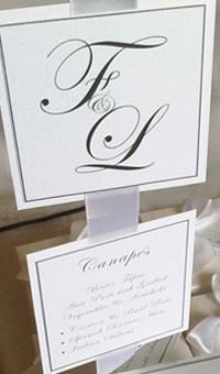 Handmade wedding invitation by Golda Publishing